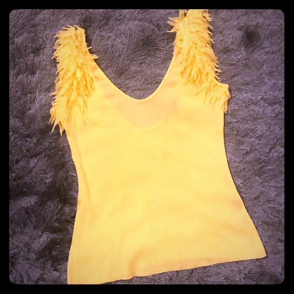 canary yellow top